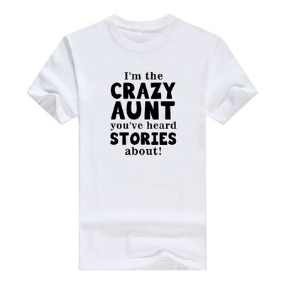 

Aunt Gifts Crazy Aunt Youve Heard Stories About Juniors Top Mens T-Shirt