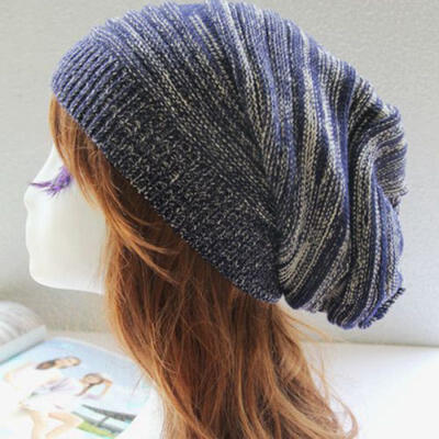 

Winter Women Men Knit Ski Crochet Slouch Hat Unisex Cap Beanie Hip-Hop Warm Hats