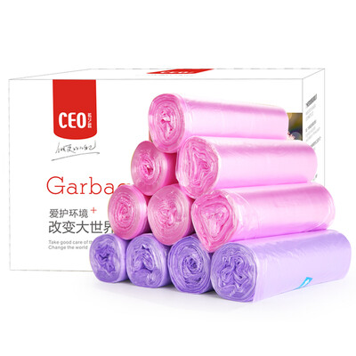

XIE EOU (CEO) Dot Garbage Bag New Colorful Garbage Bag 45 * 50cm 10 Roll Box