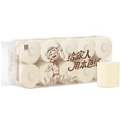 

Quan Lin nature rolls of environmental protection installed hollow rolls of toilet paper 255 section * 10 volumes