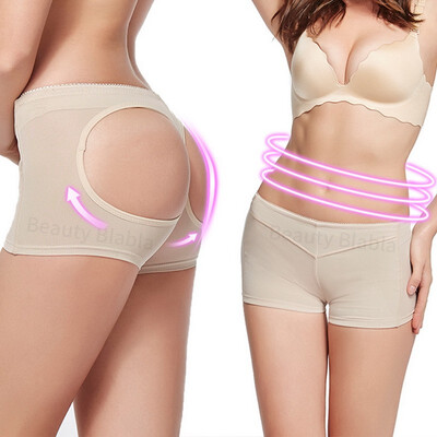 

Silky Soft Breathable Lace Pattern Middle Elastic Hip Butt Lifting Shapewear Panties