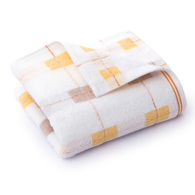

Grace towel home textiles cotton strong absorbent soft&comfortable face towel yellow 88g 74 33cm
