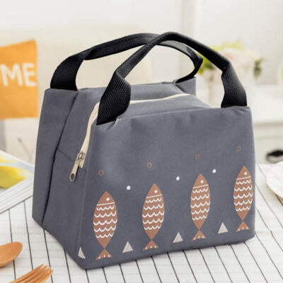 

Portable Lunch Box Insulated Thermal Cooler Bento Lunch Bag Picnic School Bag US