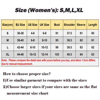 

Womens Fashion Long Sleeve Top Blouse Shirt Ladies Casual Hoodies Tops Size 6-14