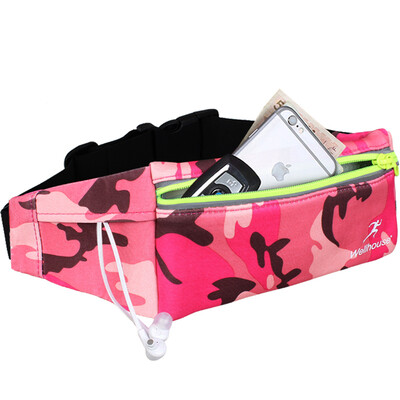 

WELLHOUSE спортивные карманы с карманами на открытом воздухе спортивная езда сумка для мобильного телефона удобная дышащая личная невидимая упаковка камуфляж роза