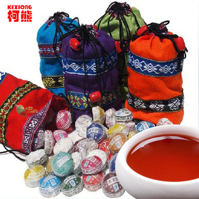 

10 kinds of Different Flavors Tea Chinese Top-Grade Raw and Cooked Pu'Er Tea, Yunnan Puer tea, Slimming Mini Pu'erh Tuocha