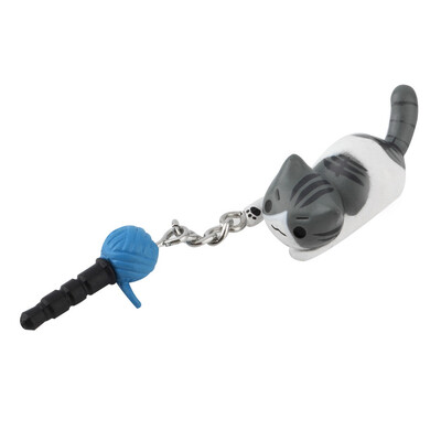 

Newest Cat Playing Ball 35mm Anti Dust Earphone Jack Plug Stopper For Phone