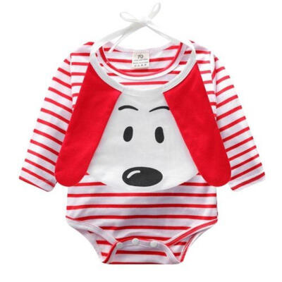 

Newborn Baby Kid Stripe Boy Girl Infant Romper Jumpsuit Bodysuit Clothes Outfits