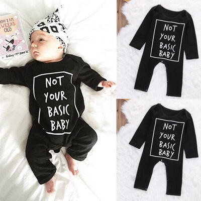 

Cotton Newborn Baby Girl Boy Clothes Bodysuit Romper Jumpsuit Playsuit Outfits A