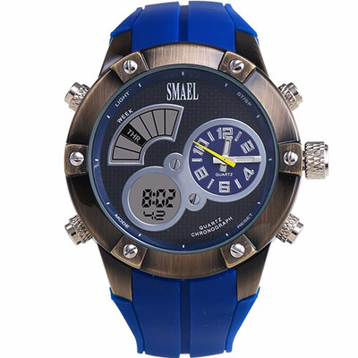 

Watches Men Military Army Mens Watch Reloj Electronic Led Sport Wristwatch Digital Male Clock 1385 S Shock Sport Watch Men
