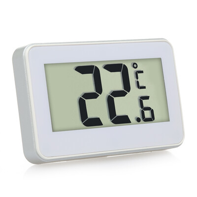 

Digital LCD Refrigerator Thermometer Fridge Freezer Thermometer with Adjustable Stand Magnet Frost Alert Home Use