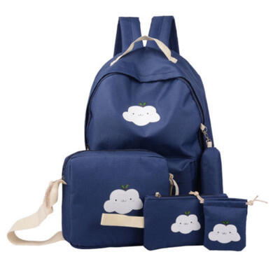 

Womens Backpack School Book Bags Satchel Shoulder Rucksack Canvas Travel Bag US