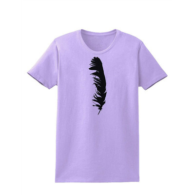 

TooLoud Black Feather Womens T-Shirt