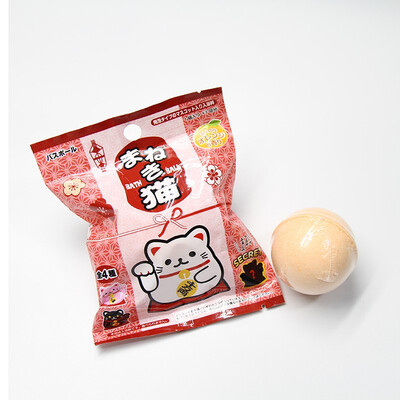 

MORITOKU Japanese popular children bath bath salt ball Beckoning cat 4822