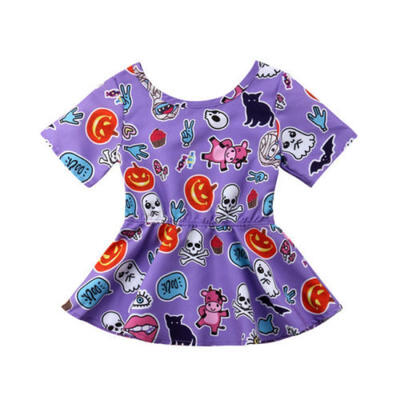 

Baby Infant Toddler Kids Girl Pumpkin Party Tutu Dress Fancy Halloween Outfits