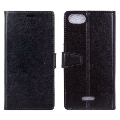 

MOONCASE Wiko Harry2 Crystal Leather Case - Black