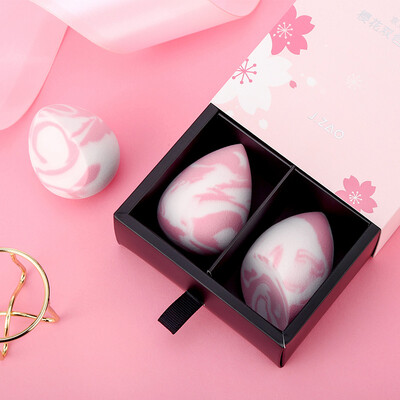 

Beijing Tokyo made cherry blossom powder two-color beauty egg gift box 3 get 1 egg tray wet&dry puff makeup egg makeup egg sponge puff does not eat powder