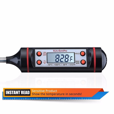 

Outdoor Meat Thermometer with Super Long Probe for Kitchen Cooking BBQ