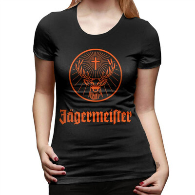 

GUOZX Jagermeister Womens Short Sleeve T-Shirt Black