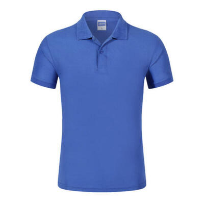 

Men Summer Lapel Solid Color Short Sleeve T-Shirts Leisure Top Tee Shirts CA