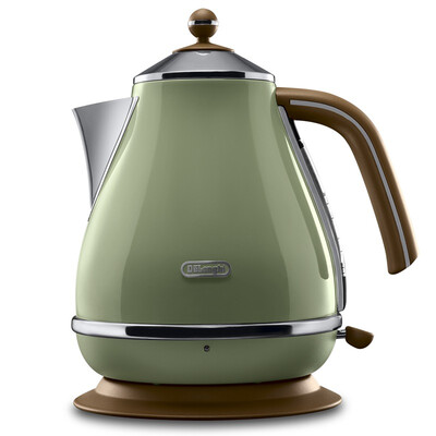 

Italy Delonghi KBO2001 (olive green) electric kettle food grade 304 stainless steel 1.7 liter large capacity automatic power outage European technology