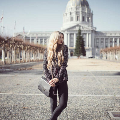 

Womens Lace Crochet Zipper Long Sleeve Casual Coat Biker Jacket Outwear Blazer