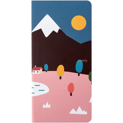 

Kinbor self-filling weekly plan schedule creative handbook notepad diary hand account book dawn DTB40088