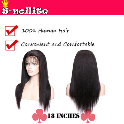 

10-22 Inches Lace Front Human Hair Wigs Extensions Straight Virgin Human Hair Wigs With Hair Wigs For Women With Baby Hair