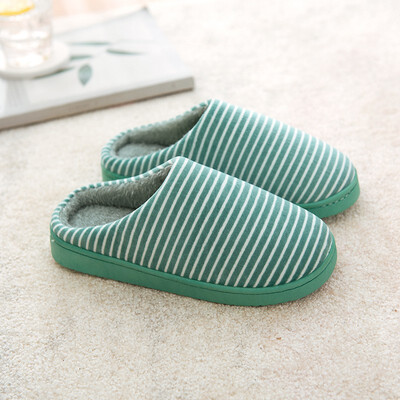 

Women&Men pinstripe anti-slip cotton indoor shoes