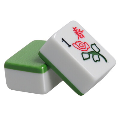 

Chung Xin fine melamine resin mahjong hand hand mahjong 40mm dark green