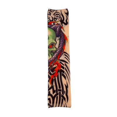 

1pc Fake Tattoo Elastic Arm Sleeve Arm Stockings Sport Skins Sun Protective