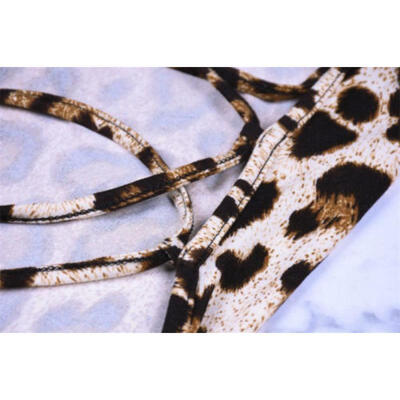 

Sexy Womens Leopard Print Long Sleeve Dress Cocktail Party Off Shoulder Dresses