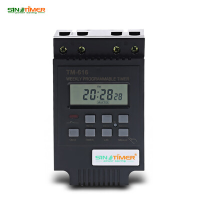 

SINOTIMER 220V LCD Digital Weekly Programmable Control Power Timer Switch Time Relay