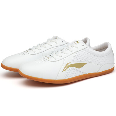 

Li Ning Tai Chi shoes men and women martial arts shoes practice shoes morning exercise shoes performance shoes base section white 43