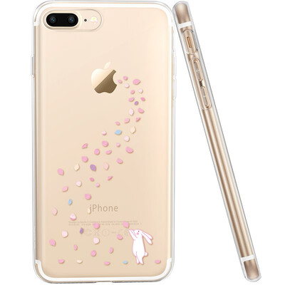 

ESR) iPhone 7 plus mobile phone shell Apple 7plus mobile phone shell / mobile phone sets of silicone transparent anti-drop soft s