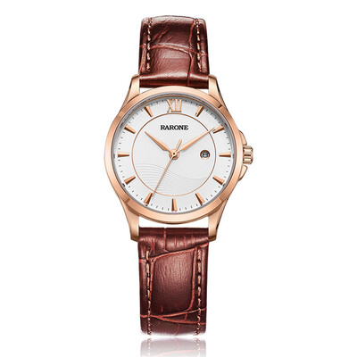 

Renault (RARONE) watch dream series quartz couple watch male watch white surface nail belt 8600079059902
