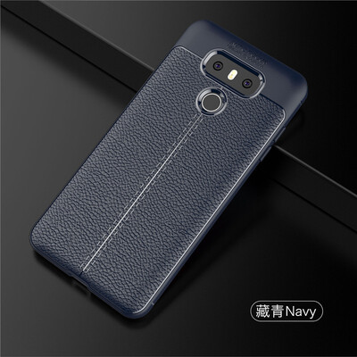 

Fivice LG G6 case Luxury leather TPU silicone anti-fall soft shell phone case