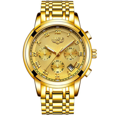 

LIGE 9849 Quartz Man Watch Unique Fashion Sport Casual Brand Quartz Clock Luxury Stainless Steel Strap Waterproof Wrist Watch Relo