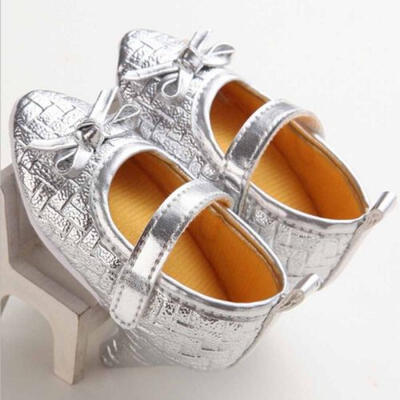 

Newborn Baby Girl High Heels Soft Sole Toddler Bowknot Princess Crib Shoes