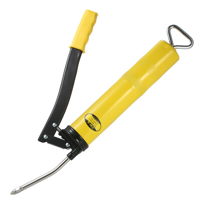 

TNI-U TU-921 Heavy Duty Professional Lever Handle 450cc Grease Gun Includes 105" Flex Hose & 5" Rigid Extension with Coupler