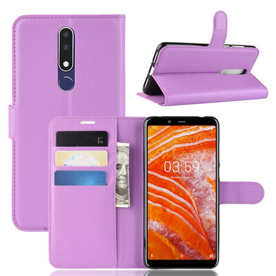 

PU Leather Wallet Flip Phone Case for Nokia 31 Plus Card Slots Kickstand Cover Coque Funda