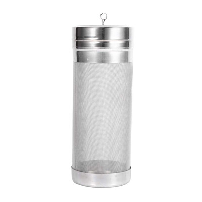 

UpperX 7X3 Inch Stainless Steel Homebrew Beer Dry Hopper Filter With 300 Micron Mesh For Cornelius Kegs Corny Keg - Silver
