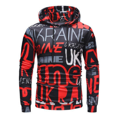 

New Mens Hoodie Sweatshirt Sweater Hooded Tops Jacket Coat Outwear Pullover CA