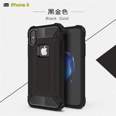 

Fivice iphone 8 case Luxury Silicone Diamond Armor PC Hard Shell Phone Case