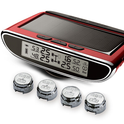 

Железные генералы (стальной мат) контроль давления в шинах солнечной беспроводной внешней мудрости 960 Вт красный