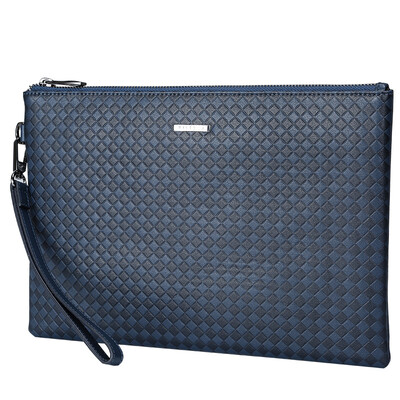 

VIAULA (VISTULA) Men's Handbag Soft Wear-resistant Leather Handbag Large Capacity Handbag Business Handbag 11067-1580 Blue