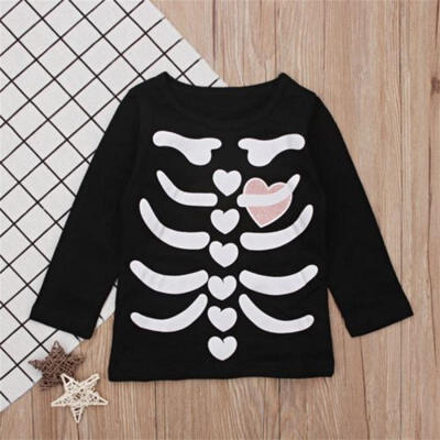 

Baby Kids Girls Long Sleeve Bone Soft Toddler Kids Tops T-Shirt Warm Clothes