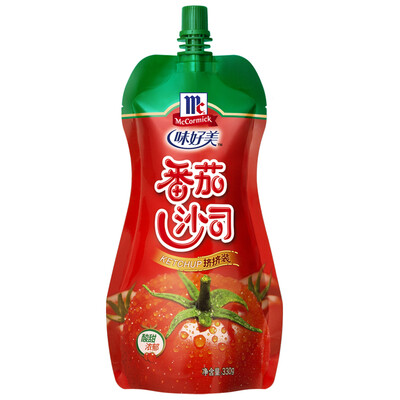 

Mouth McCormicK ketchup tomato sauce squeezed 330g century-old brand quality raw materials