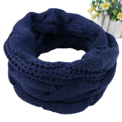 

Ladies Women Winter Knitted Crochet Long Snood Tube Scarf Shawl Neck Warmer