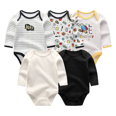 

Kiddiezoom Unicorn Baby Clothing Sets 5Pcs Rompers Babywear Bodysuits Baby Boys Clothes Newborn 0-12M Cotton Baby Girls Clothes